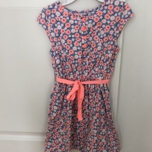 Girls Carter’s 6x Floral belted Dress
